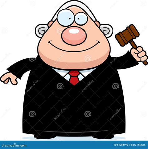 Cartoon Judge Gavel Stock Vector - Image: 51384196