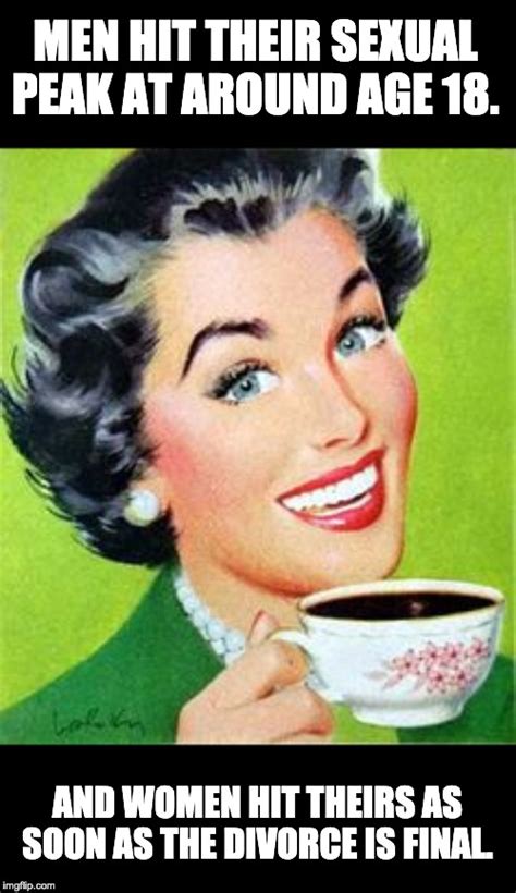 Vintage Woman Drinking Coffee Memes - Imgflip