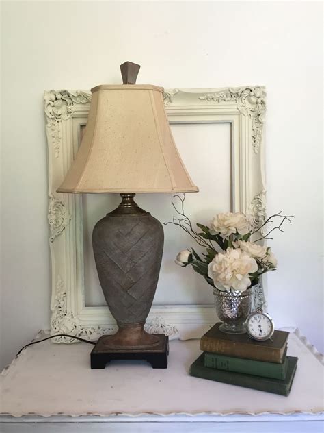 Tall Elegant Rustic Table Lamp | Elegant table lamp, Living room end table lamps, Table lamps ...