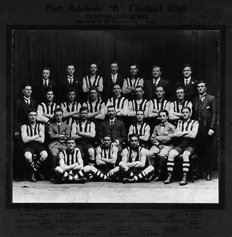 Port Adelaide Football Club team photo | Early team photo ta… | Flickr