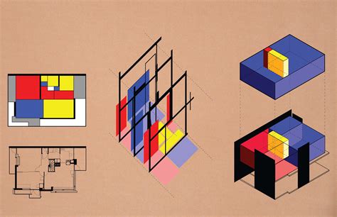 Analyzing Rietveld Schroder House Using Diagrams | Schroder house ...