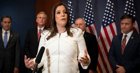 House Republicans vote to make Representative Elise Stefanik new GOP ...