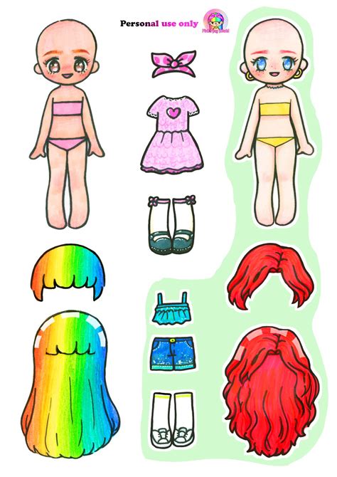 Pink Ping World Paper Dolls DIY Printables in 2023 | Paper dolls diy, Paper dolls, Paper dolls book