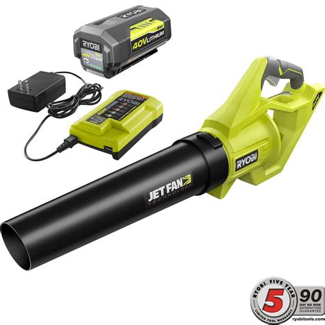 Ryobi RY40460 110 MPH 500 CFM 40V Jet Fan Leaf Blower - Tool Craze