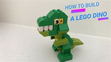 How to Build A Lego Dinosaur | Tutorial (Easy) - YouTube