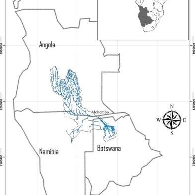 The Okavango river basin. | Download Scientific Diagram