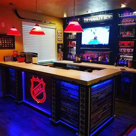 Man Cave Basement Sports Bar Ideas