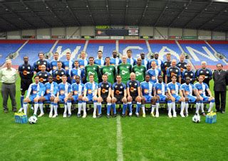 England English Foot ball club: Wigan Athletic team group pic