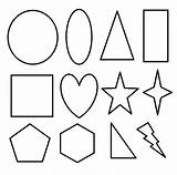 Printable Shapes Coloring Pages sketch template
