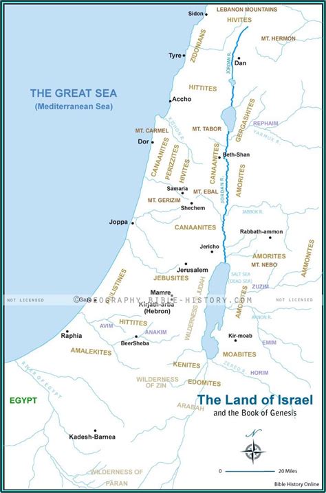 Bible Map Land Of Canaan - map : Resume Examples #dP9lXGr9RD