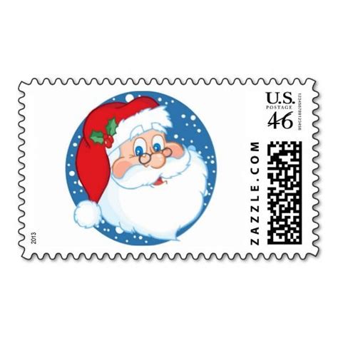 Santa Claus Christmas Postage Stamps | Zazzle.com | Christmas ...