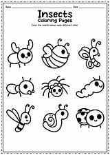8 Kids Bug And Insects Worksheets  Insect coloring Pages sketch template