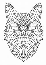 Good Wolf Mandala Coloring Page  Download Print Or Color Online For Free sketch template