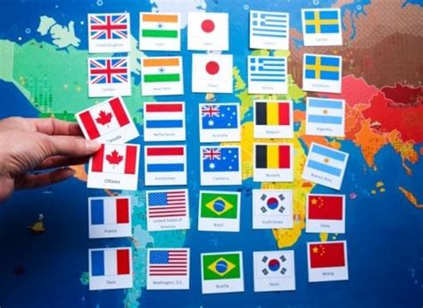 Countries & Capitals of the World: Printable Geography Game | Adventure ...