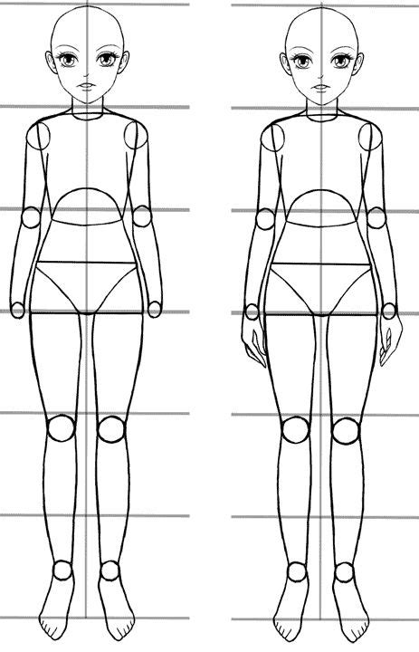 An Easy Anime Body Proportions Tutorial - Manga Tuts | Body proportions ...