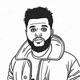 The Weeknd Coloring Page 24672 19494 sketch template