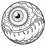 Printable eyeball coloring Pages For Free  Coloring Fun Zone sketch template