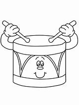 Bongo Drums Coloring Page Pages sketch template