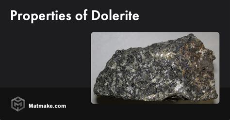 Dolerite - Properties