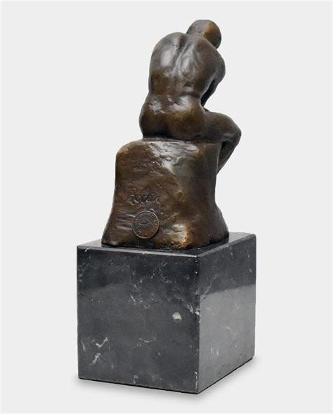 The Thinker Bronze Sculpture 19 cm - Bronze Sculptures, Polish Sabers, Exclusive Porcelain, Lamps