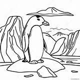 Antarctica Landscape Coloring Page 63083 49920 sketch template