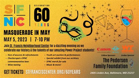 Masquerade in May - SFNC’s 60th Anniversary Gala - JMORE