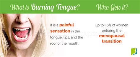 Burning Tongue Symptom Information | 34 Menopause Symptoms