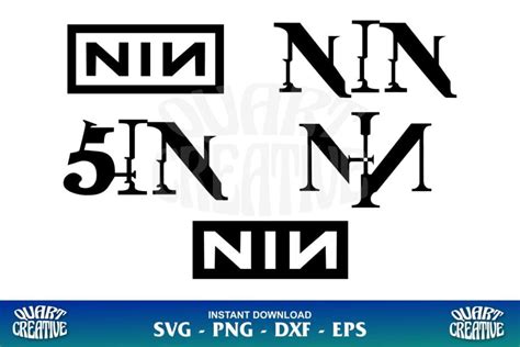 Nine Inch Nails Logo SVG NIN Logo SVG - Gravectory