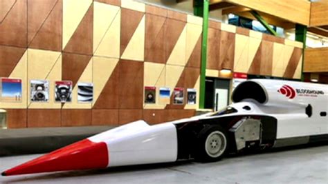 Bloodhound LSR car finally in SA - SABC News - Breaking news, special ...