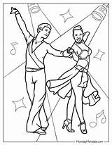 I Love Dance Coloring Pages sketch template