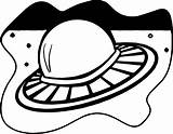 Outer Space Flying Saucer Coloring Page  Wecoloringpagecom sketch template
