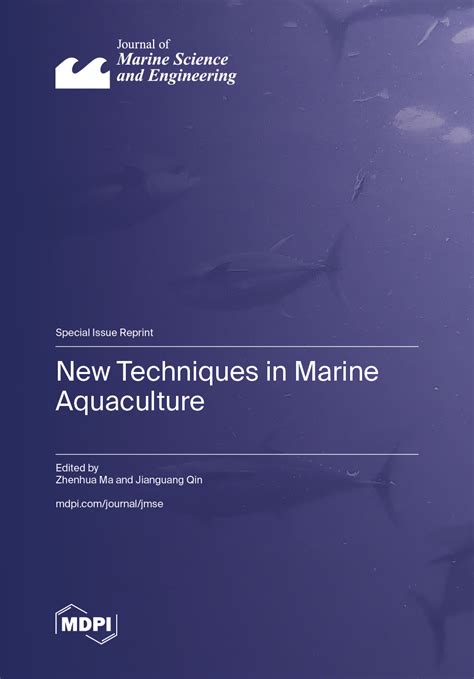 New Techniques in Marine Aquaculture | MDPI Books