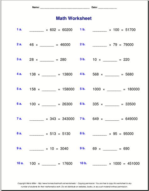 Jump at home grade 5 worksheets for the jump math program