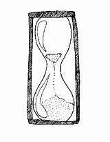 Hourglass Clipart Glass Hour Clip Sand Clock Cliparts Timer Line  sketch template