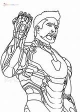 Avengers Infinity War Printable Coloring Pages sketch template