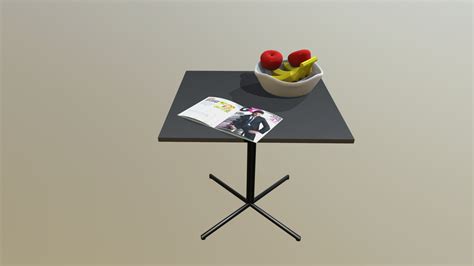square dining table - Download Free 3D model by DarvinAbraham [21e9c03] - Sketchfab
