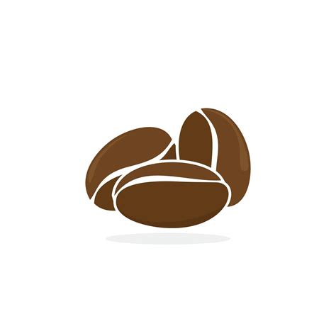 Coffee bean icons. Coffee Bean icon vector design illustration. Coffee Bean icon simple sign ...