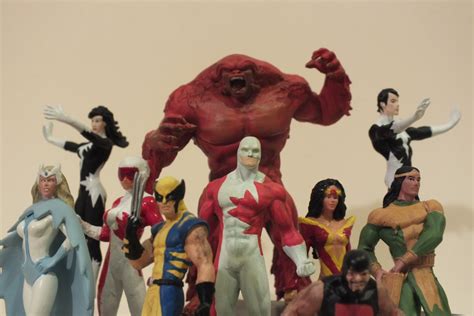 David's Eaglemoss Marvel and DC Superhero Figurine Collection and Custom Designs