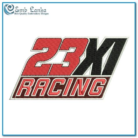 23XI Racing Logo Embroidery Design - Emblanka