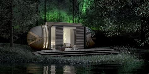 Futuristic Capsule House: Eco Luxury Getaway | Designs & Ideas on Dornob