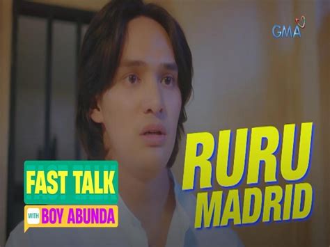 Fast Talk with Boy Abunda: Ruru Madrid (Episode 34) | GMA Entertainment