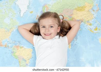 Cute Preschool Boy World Map Stock Photo (Edit Now) 456985939