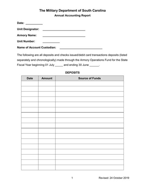 South Carolina Annual Accounting Report - Fill Out, Sign Online and Download PDF | Templateroller