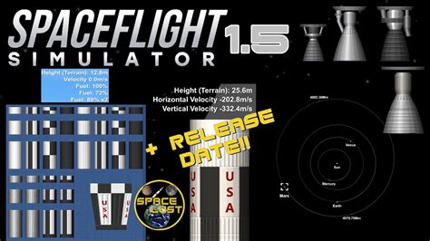 SFS 1.5 UPDATE! + RELEASE DATE!! | Peeks and Leaks | SFS (Spaceflight Simulator) - YouTube