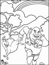 Shrek And Donkey Coloring Page  Mitraland sketch template