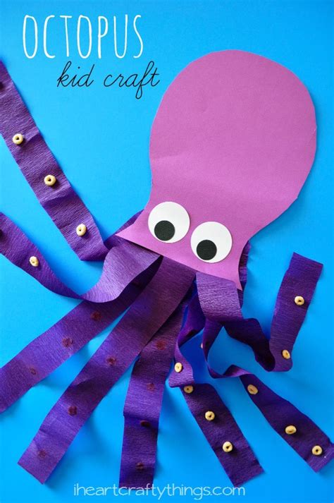 Octopus Kids Craft - I Heart Crafty Things