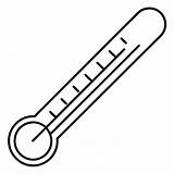 Thermometer Outline Coloring Pages sketch template