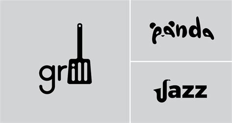 Typographic Logos Of Common Words 7 Creative Logo Cle - vrogue.co