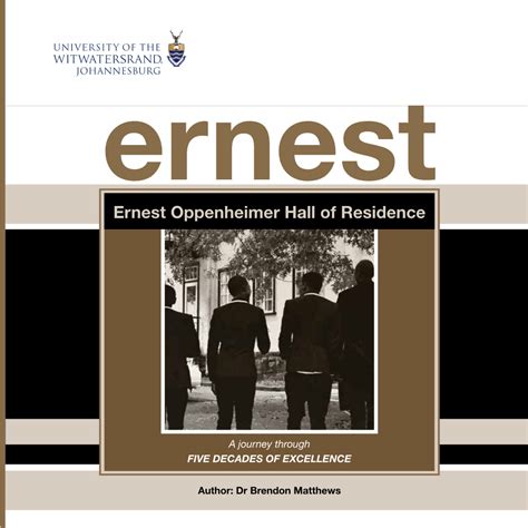 Ernest Oppenheimer Hall of Residence - DocsLib