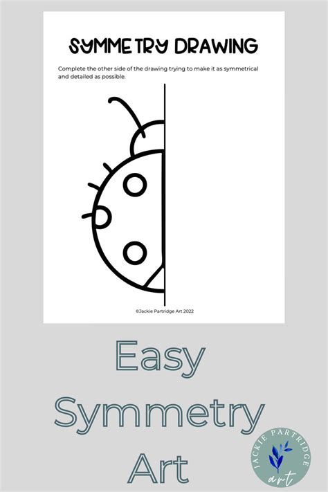 Easy Symmetry Art for Primary Grades — Jackie Partridge Art